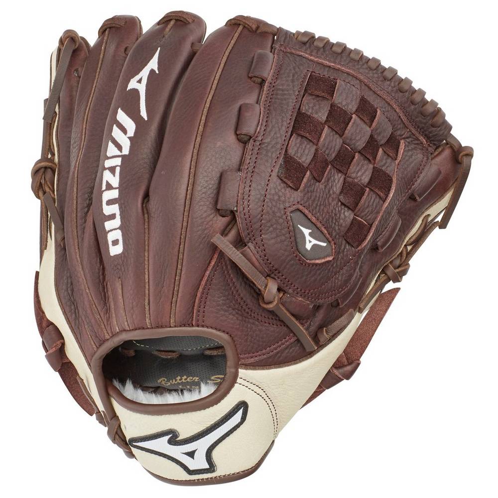 Luva Baseball Mizuno Franchise Series Pitcher/Outfield 12" - Homem - Cafes/Prateadas - SCDFA6871